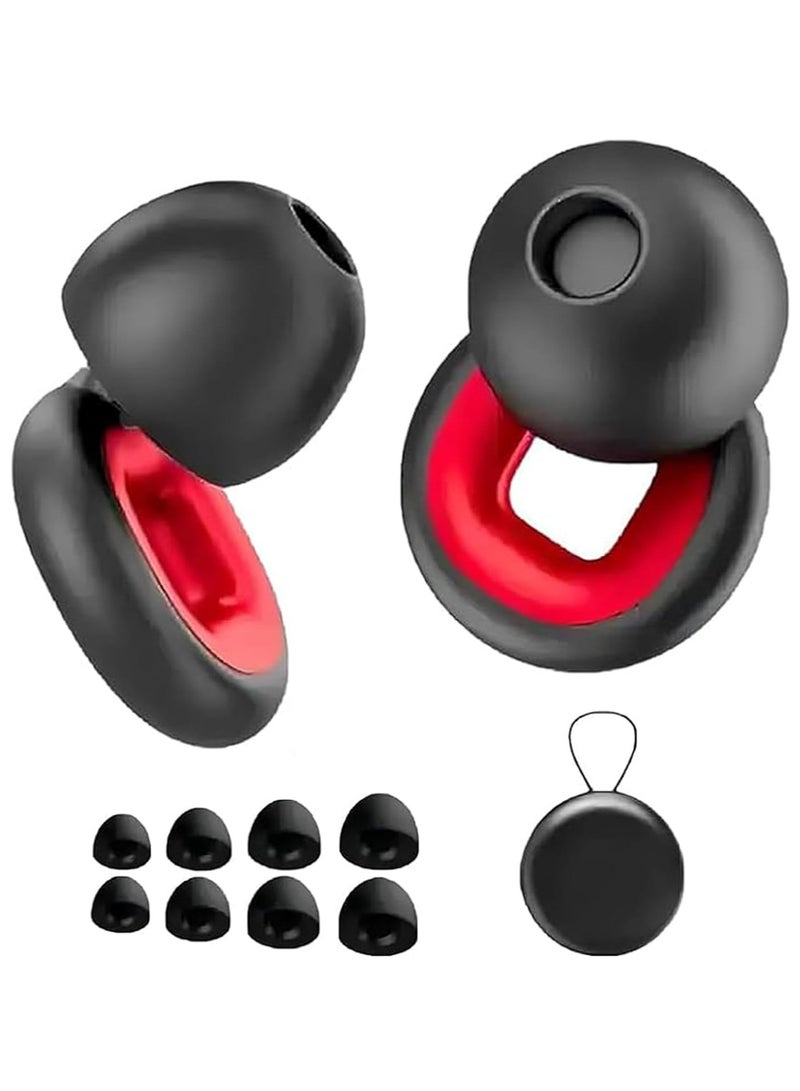 Artvive Snoring Silent Earplugs, Reusable Motorcycle Noise Reducing Earplugs, Earplugs for Sleeping and Noise Reduction - Image 1