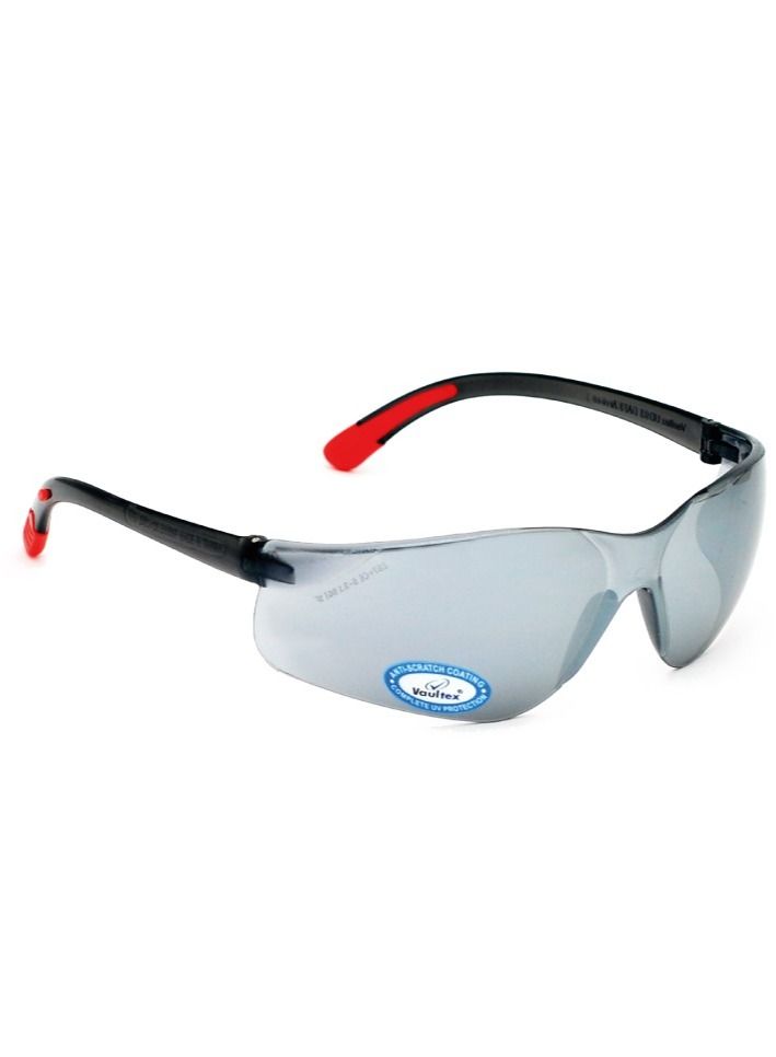 Vaultex UV Protection Anti Scratch Resistant Safety Goggles Working Eye Protection Spectacles Grey Lens