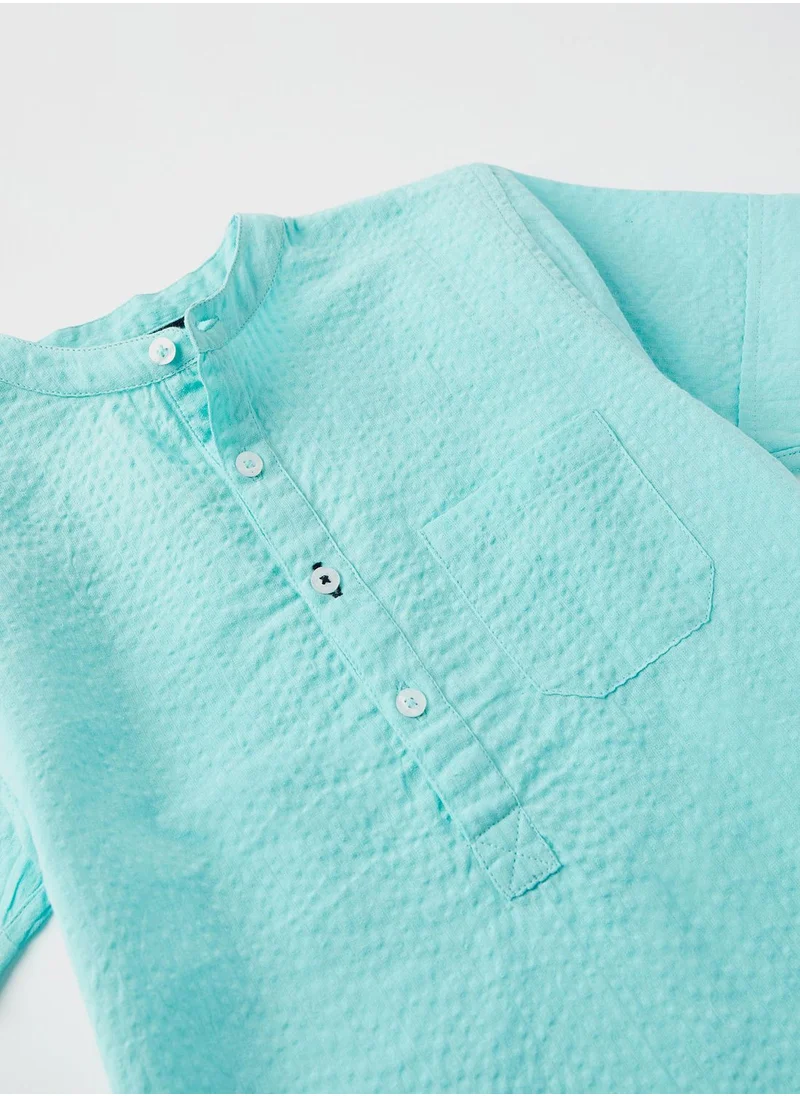 Zippy Kids Grandad Collar T-shirt