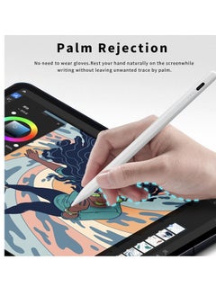 Generic iPad Pen P1 for iPad 10th/9th Generation, iPad Stylus Pen with Upgraded 500mAh Battery | Palm Rejection | Magnetic Adsorption | Tilt Technology | Precision Stylus Pen for iPad 2018-2024  - Image 4