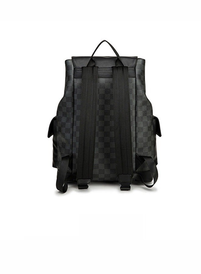 Fashion Man Women Vintage Retro Backpack PU Leather Travel Bag laptop backpack School Bookbag for College Travel Backpack designed for 15 Inch Macbook Computer - Image 4