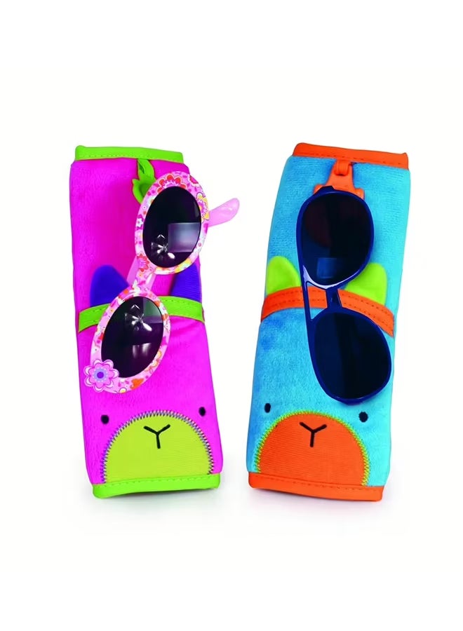 Trunki SnooziHedz Milo Monkey Orange Seat Belt Pad for Kids, Soft Seatbelt Shoulder Cover for Car Seats, Prams and Travel Comfort - Image 2