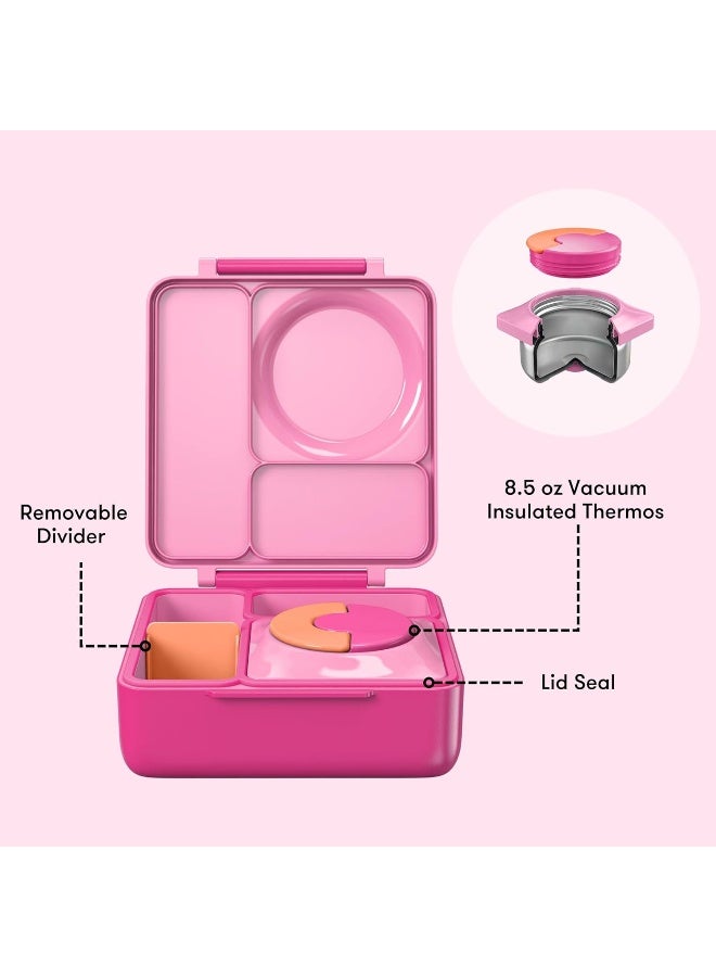 OMIE Box Kids Bento Lunch Box, Stainless Steel Bowl, 250ml, (Pixie Pink) - Image 2