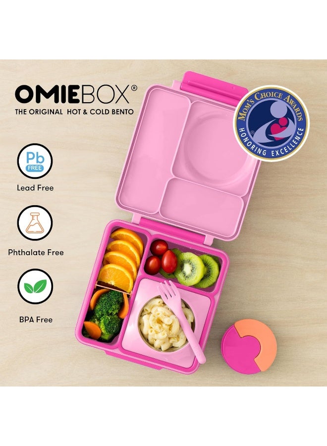 OMIE Box Kids Bento Lunch Box, Stainless Steel Bowl, 250ml, (Pixie Pink) - Image 4