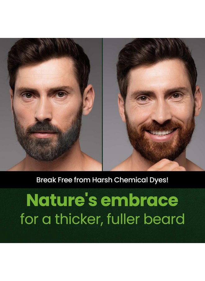 هيرب سبيدي صبغة الشارب واللحية من Herb For Men خالية من الأمونيا والبروبيلين بيريدين (أسود ناعم)، مكونات طبيعية نباتية، عديمة الرائحة، لا مزيد من تهيج الجلد بسبب الصبغة للبشرة الحساسة (عبوة واحدة)  - Image 1