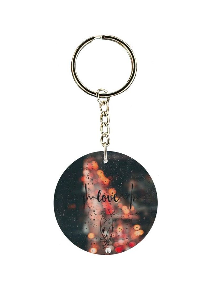 RKN Love Printed Keychain