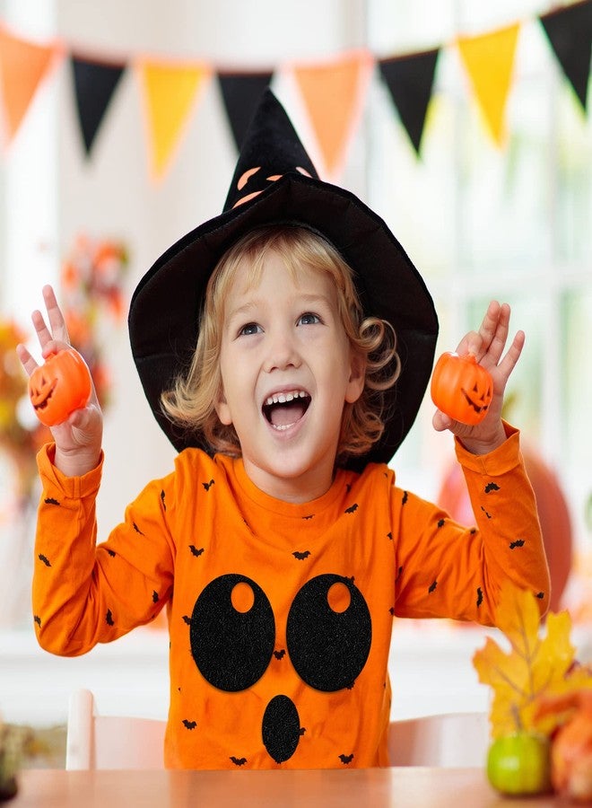 Oudain 6 Sheets Halloween Adhesive Felt Halloween Cute Ghosts Emoticons Style Felt Irregular Shape DIY Felt for Halloween DIY Projects Costume, Black - Image 4