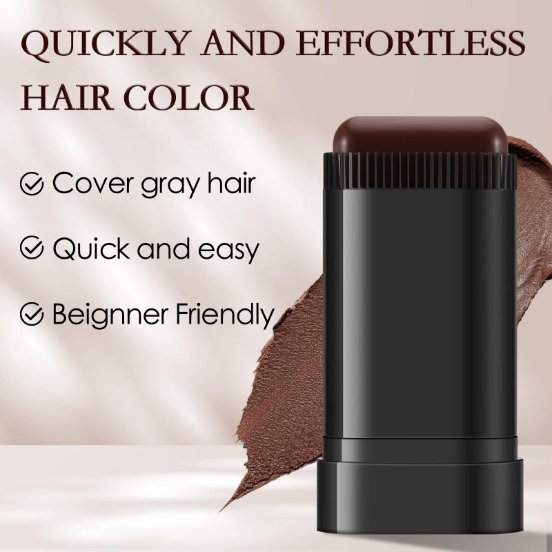 Boobeen Root Touch Up Hair Color Stickï¼ŒBlendable Hairline Powder for Gray Coverageï¼ŒLong Lasting Root Cover Up & Thinning Edges,Natural Finish for Women & Men - Image 5