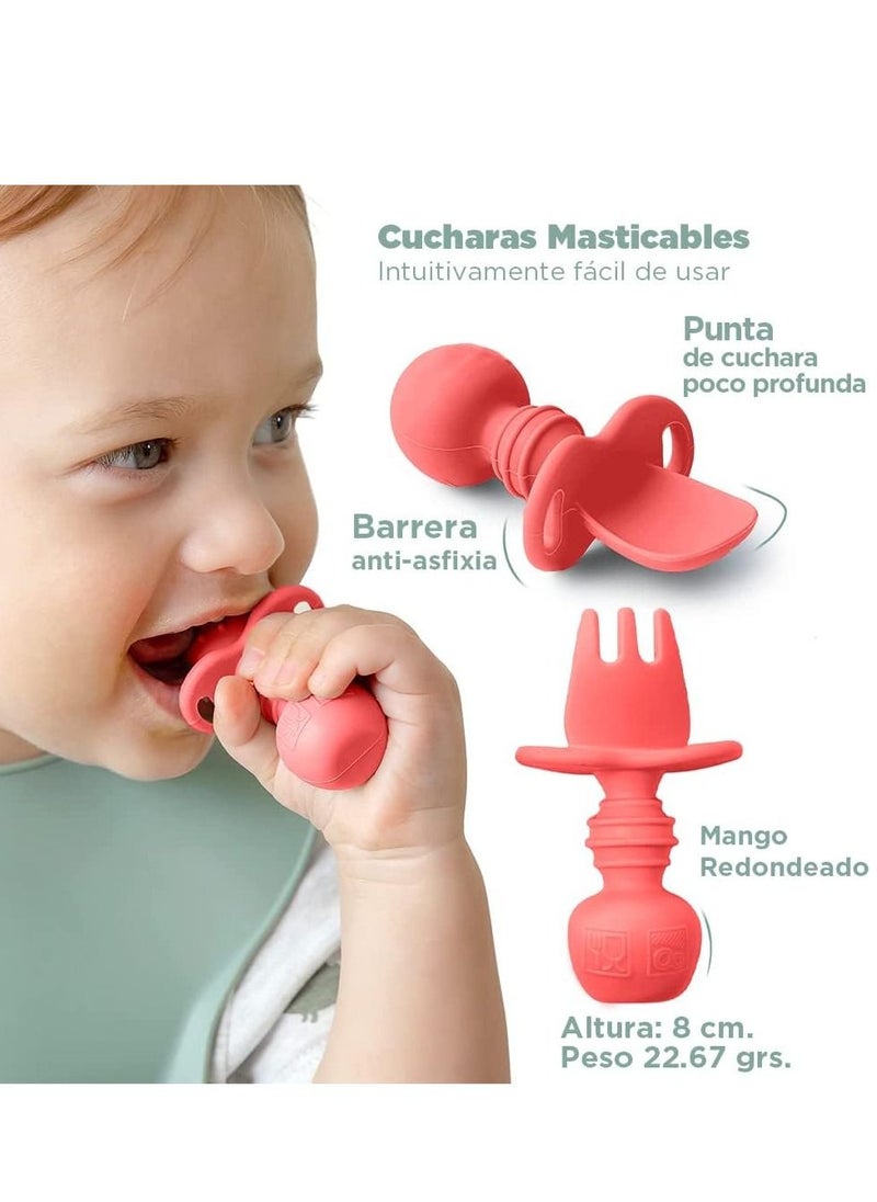 Baby spoon - children's tableware - children's spoon and fork - baby supplement box