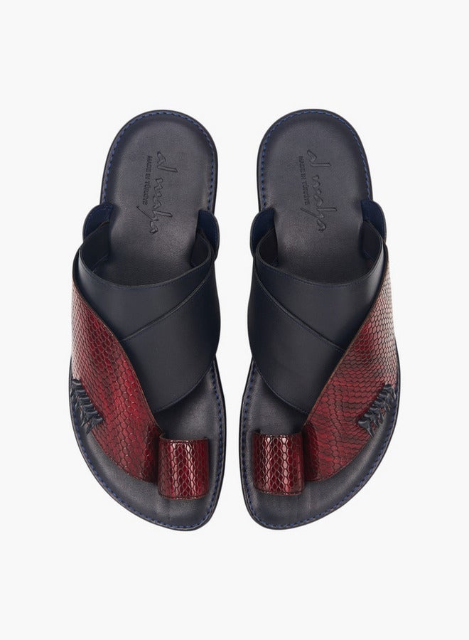 الواحة صنادل عربية رجالية بحلقة إصبع - مجموعة رمضان - Image 2