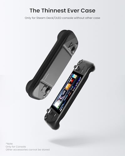 tomtoc Carrying Case Compatible with Steam Deck/OLED, Protective case, Hard Portable Travel Carrying bag for Steam Deck Console, Shockproof, Travel friendly, Black - Image 2
