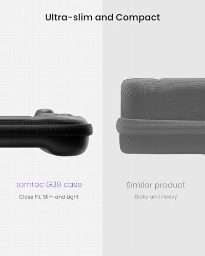 tomtoc Carrying Case Compatible with Steam Deck/OLED, Protective case, Hard Portable Travel Carrying bag for Steam Deck Console, Shockproof, Travel friendly, Black - Image 3