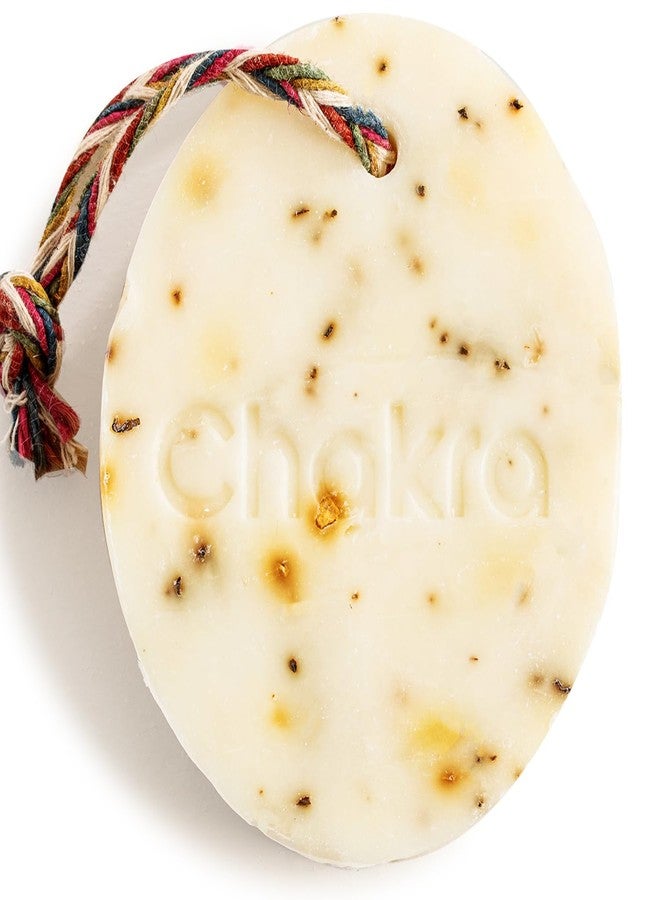 Chakra Oval Orange Blossom & Orange Peel Bar Soap - Paraben & Additive Free Handmade Soap Bar for Face, Body and Hands, Gentle Cleansing for Daily Skin Care, 7 oz - Image 1
