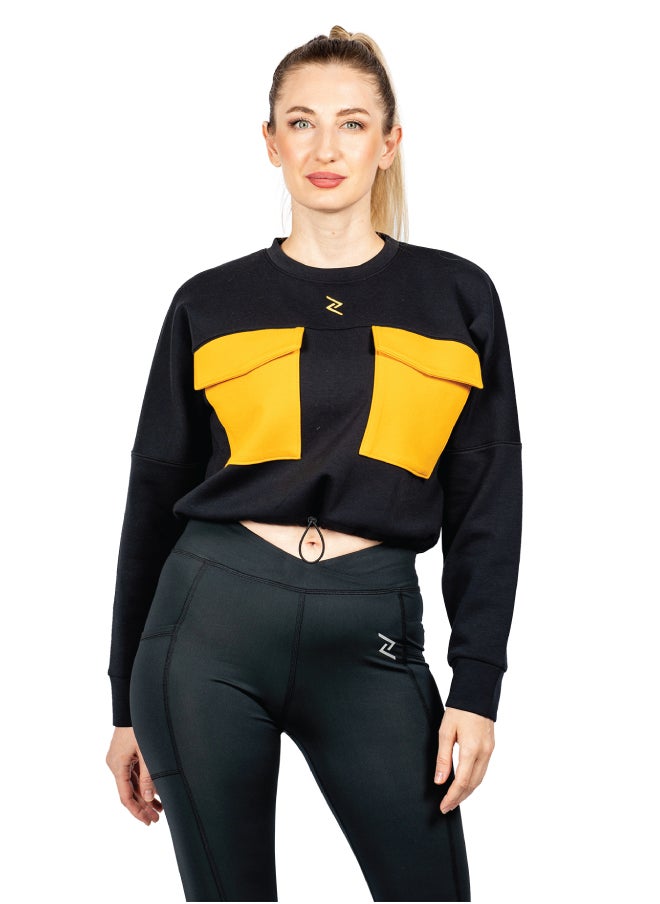 ZAECY Women's Cropped Sweatshirt  - Image 1