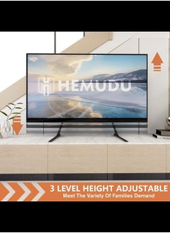 Universal Table Top TV Stand Base VESA Pedestal Mount TV Legs for 27 inch to 55 inch LCD LED Plasma Flat Screen TVs with Cable Management and Height Adjustment tv Legs,Holds up to 125lbs - pzsku/Z8940BD7B9F54BC59CBC5Z/45/_/1725915059/182032b4-479f-4e41-b016-38a93d8b4959