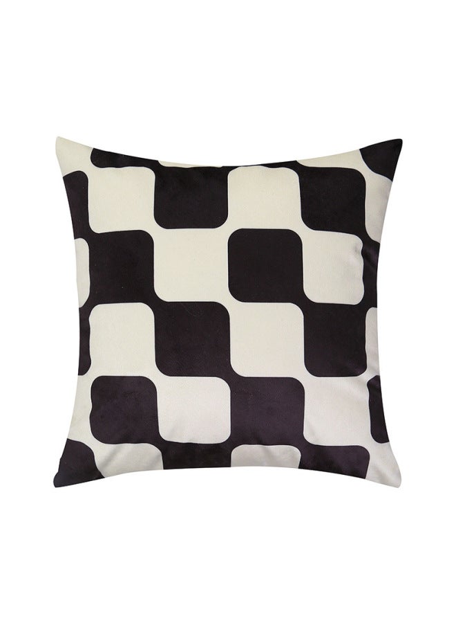 Velvet Pillowcase With Style Abstract Print, Headboard Cushion, Office Cushion, Backrest, Sofa Pillow, Home Decor