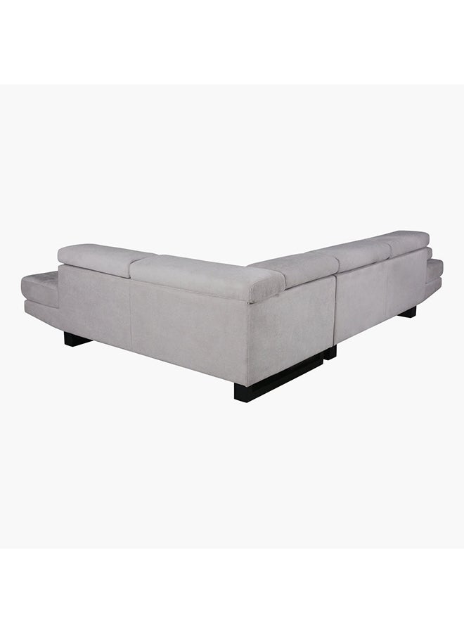 Home Box Blair 3-Seater Right Corner Fabric Sofa With Adjustable Headrest 102 x 97 x 205 cm - Image 5