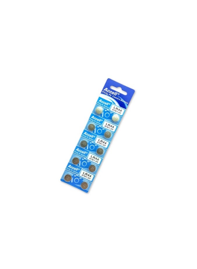 Accell 10-Pieces Accell AG13 LR44 (A76) Alkaline 1.5V Batteries - Image 2