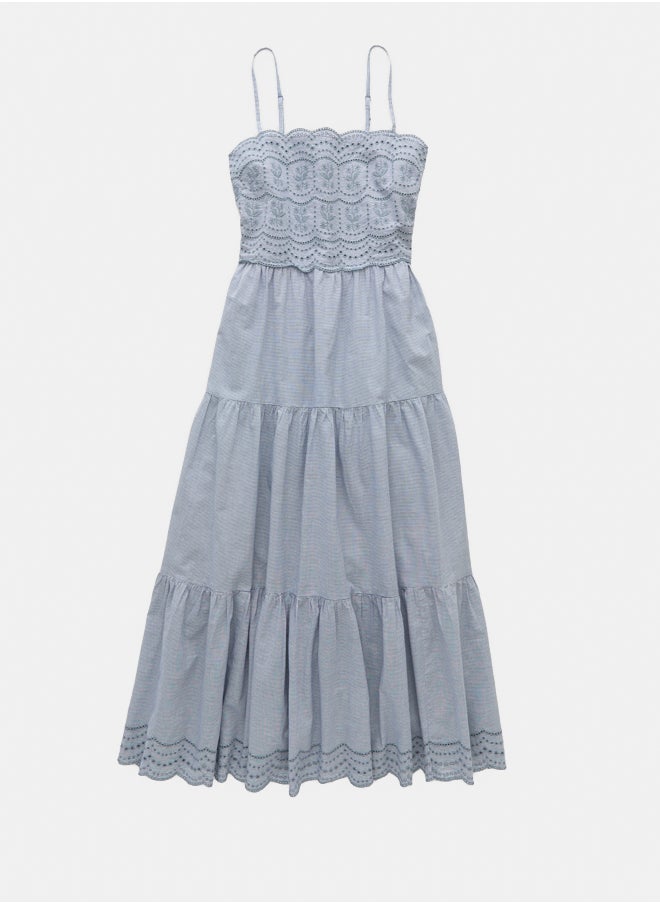 American Eagle Tiered Eyelet Dress  - Image 1