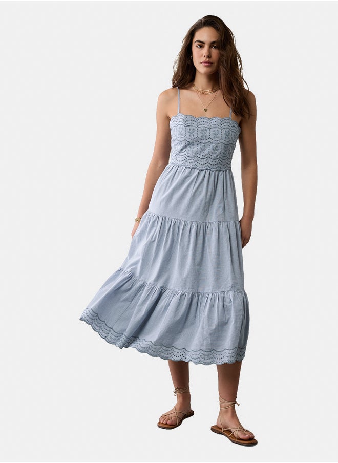 American Eagle Tiered Eyelet Dress  - Image 3