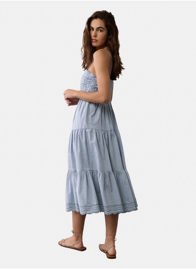 American Eagle Tiered Eyelet Dress  - Image 4