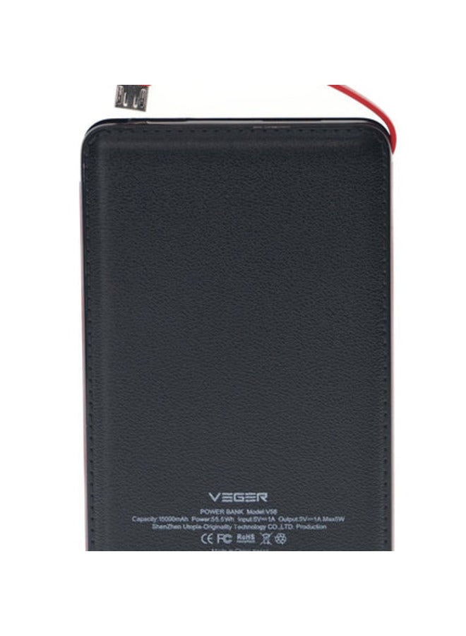 VEGER Portable Charger Power Bank 15,000mAh, Ultra-High Capacity Fast Phone Charging with Newest Intelligent Controlling IC - Image 2