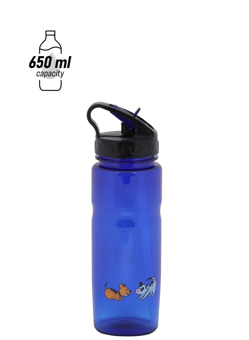 بيج ديزاين زجاجة مياه تريتان من بيج ديزاين دوجز 650 مل - Image 1