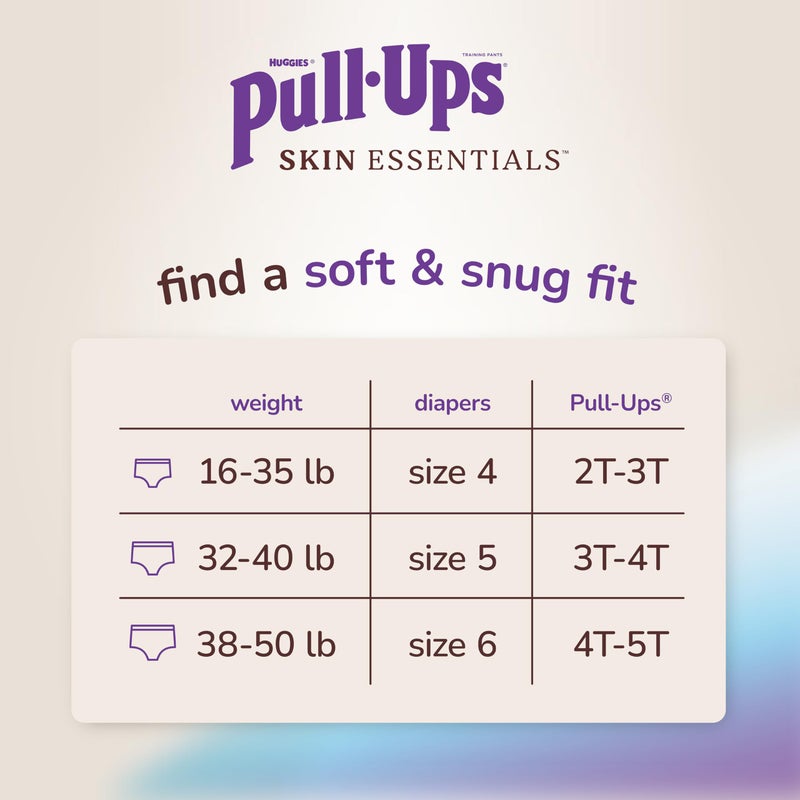 Pull-Ups Boys' Skin Essentials Potty Training Pants, Training Underwear, 3T-4T (32-40 lbs), 112 Ct (4 Packs of 28) - Image 5