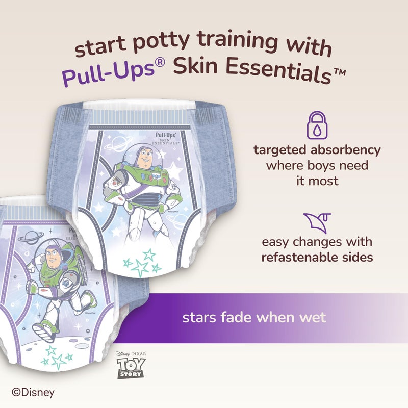 Pull-Ups Boys' Skin Essentials Potty Training Pants, Training Underwear, 3T-4T (32-40 lbs), 112 Ct (4 Packs of 28) - Image 3