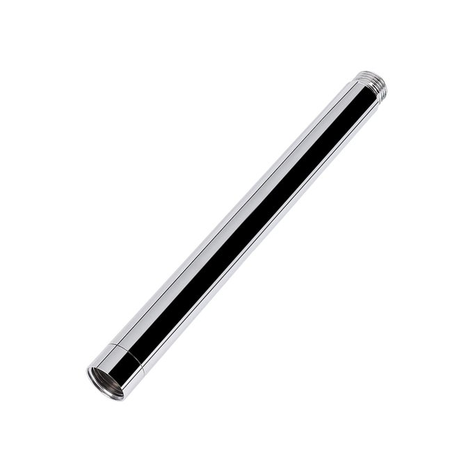 SHOWER HEAD EXTENSION ARM SHOWER EXTENDER WATER OUTLET LOWERS EXISTING SHOWER PIPE EXTENSION FOR BATHROOM MADE OF SOLID METAL STAINLESS STEEL10 INCH CHROME FINISH