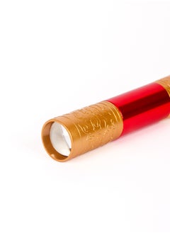 LUSTER A small, elegant rechargeable flashlight, 3 lighting modes, with a hanger and a storage box, red/gold.  - Image 2