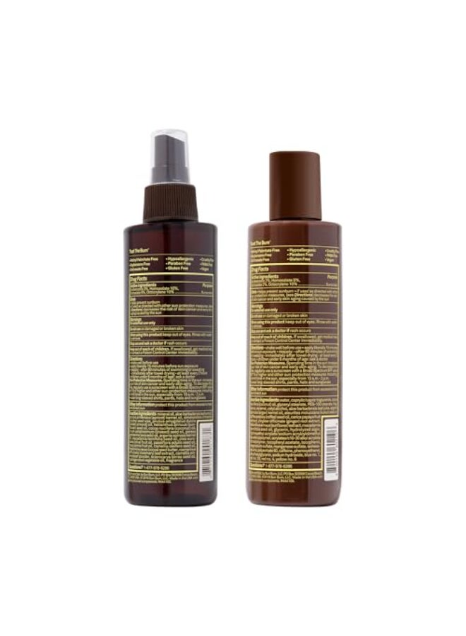 Sun Bum لوشن برونزنج من صن بوم مع زيت تان SPF 15 نباتي وصديق للشعاب المرجانية خالي من الأوكتينوكات وأوكسي بنزون كريم وزيت تان للشمس مع الألوة فيرا - Image 4