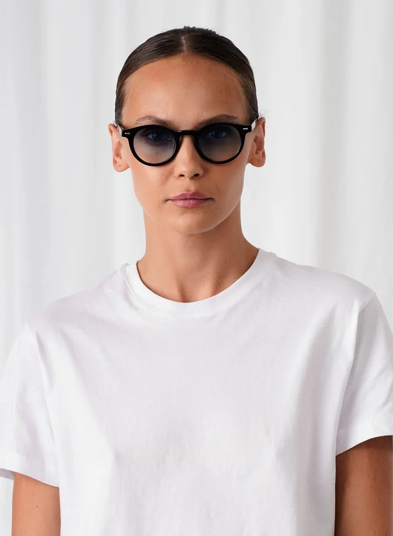 Explicit Poets Explicit Poets Unisex JAMES Black - Gradient Blue Stylish Sunglasses, 4EP17