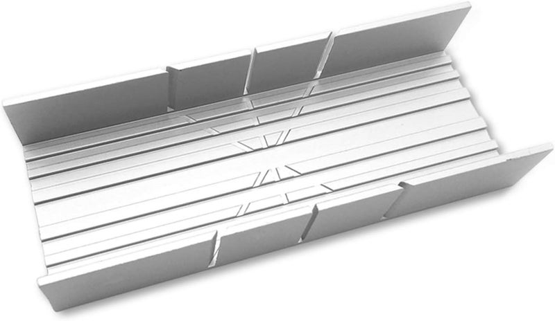 Precision Metal Mitre Box for Hobby and Crafts (1/4/10/25/100) (1)