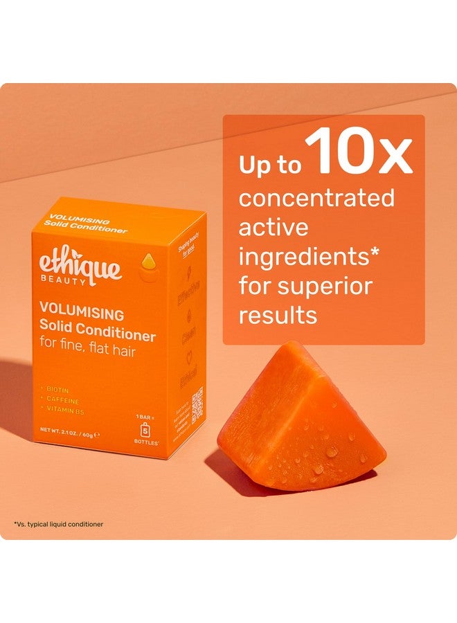 Ethique Volumizing Conditioner Bar with Biotin for thin, fine hair - Plastic-Free, Vegan, Cruelty-Free, 2.12 oz - Image 5