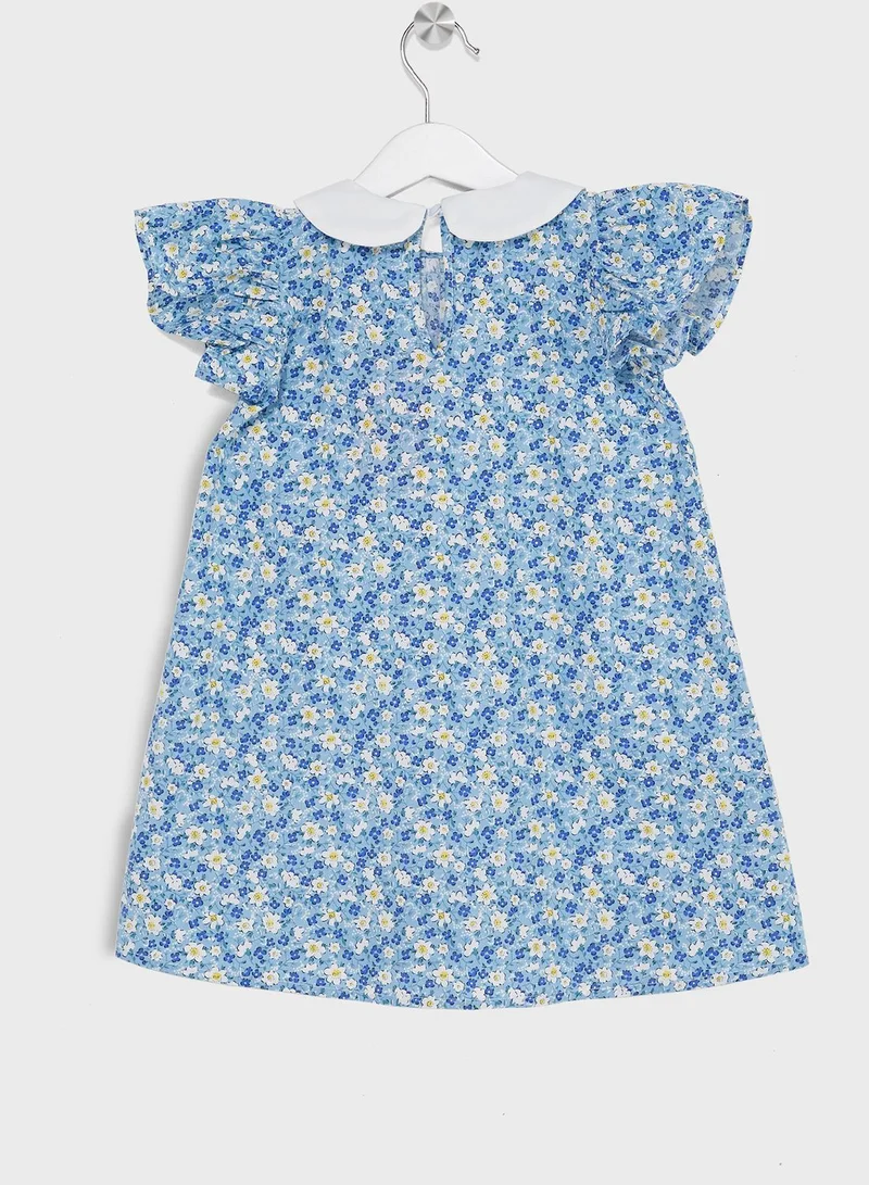 Pinata Girls Floral Printed Ruffle Dress
