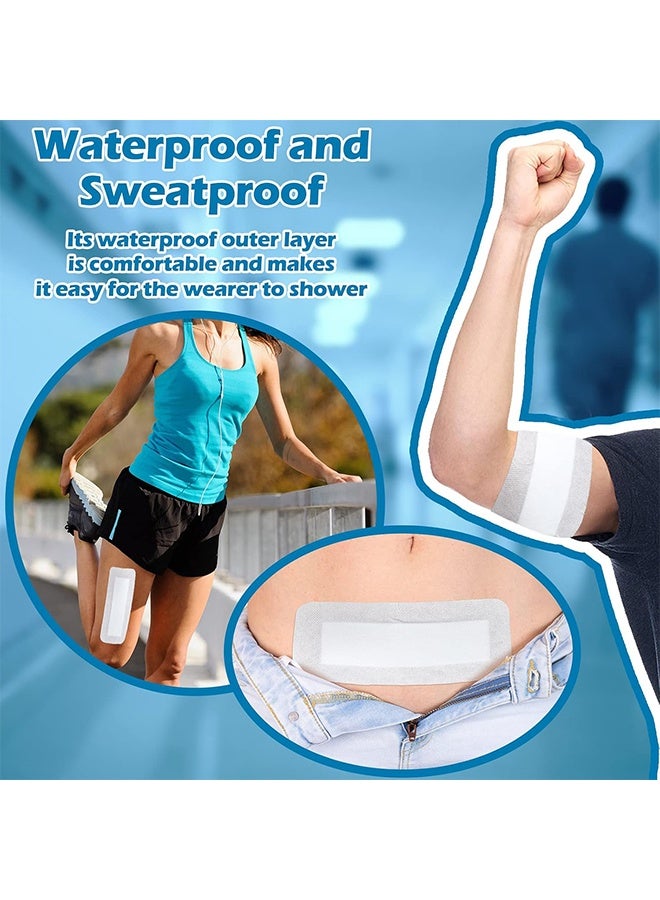 10 PCS Non-Woven Fabric Wound Dressings, 4"x5.9" Waterproof Sweatproof Breathable Bandages for Wound Care, Post-Surgery, Skin Protection & Abrasion Healing - Image 4