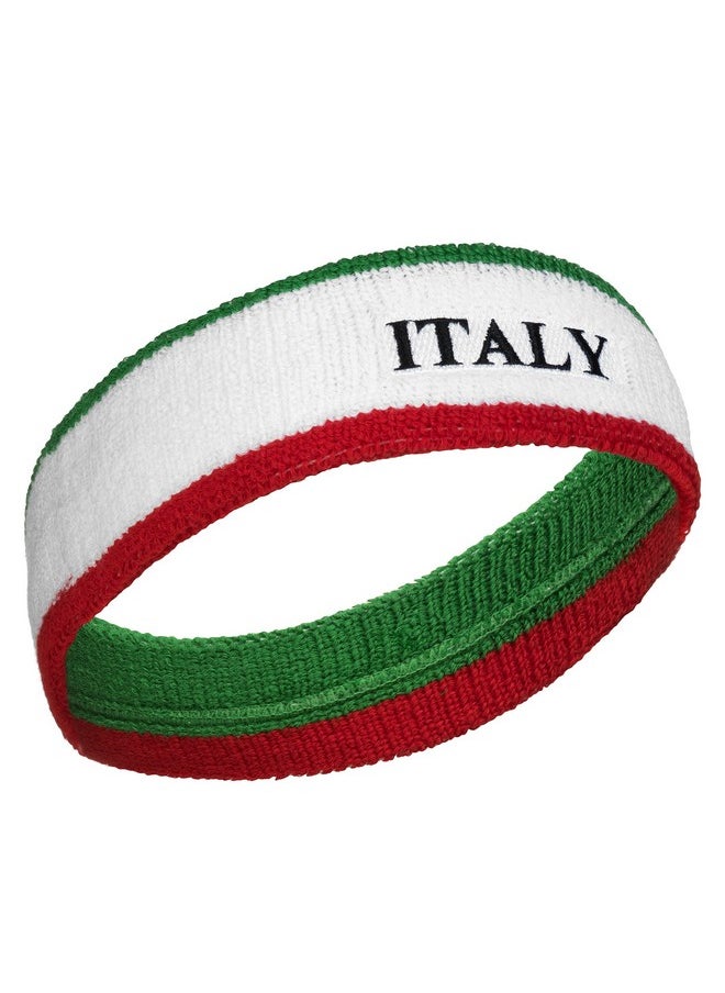 Italy Headband & Wristbands Set (Includes 2 Wrist & 1 Head Sweatband) - pzsku/Z89420EE013C168173BD7Z/45/_/1735214422/ee670a00-5172-42ec-9fa7-b423ce5ed75e