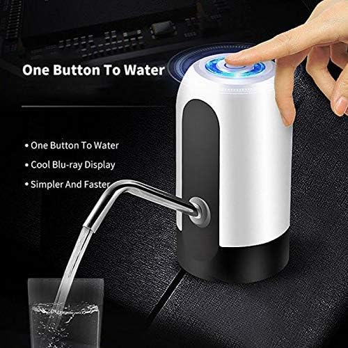 Grazia Automatic Wireless Water Bottle Dispenser – Rechargeable, Portable 20L Bottle Pump with USB Charging & Cable – Easy-to-Use, Efficient Water Pump for Home & Office - Image 5
