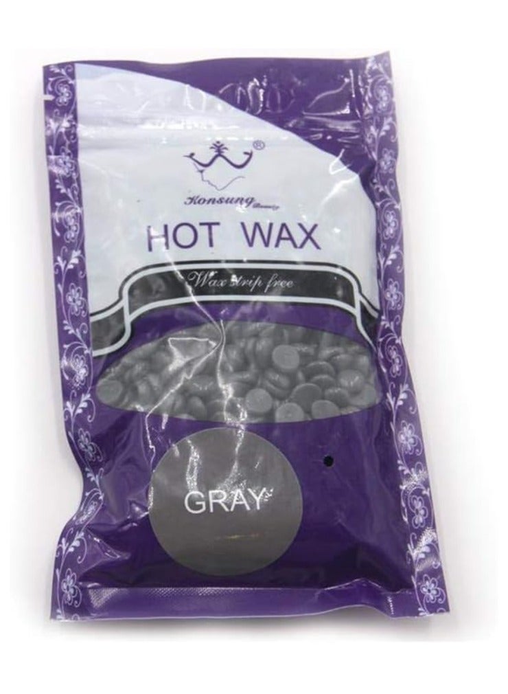 Konsung Beauty حبوب شمع صلبة لإزالة الشعر بدون ألم، حبيبات شمع للبكيني والبرازيلية، الإبطين، الظهر والصدر، ملعقات شمع إزالة الشعر