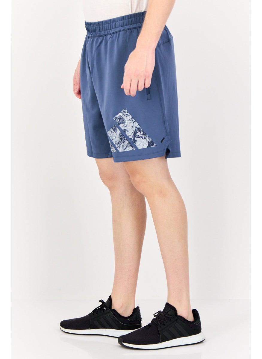 Adidas Men Sportswear Fit 7 Inseam Training Shorts, Slate Blue  - Image 4