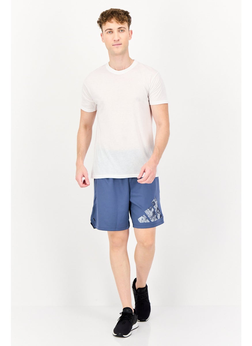 Adidas Men Sportswear Fit 7 Inseam Training Shorts, Slate Blue  - Image 3