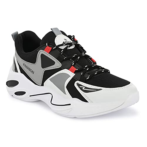 Amico Men's & Boys Multicolor Running Casual Sports Shoes (Grey, Numeric_6) - Image 1