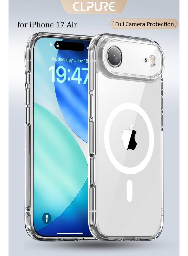 كلبور جراب iPhone Air، [حماية كاملة للكاميرا] [متوافق مع Magsafe]، مضاد للاصفرار ومضاد للخدش، جرابات شفافة متينة مقاومة للصدمات لهاتف iPhone Air - Image 1