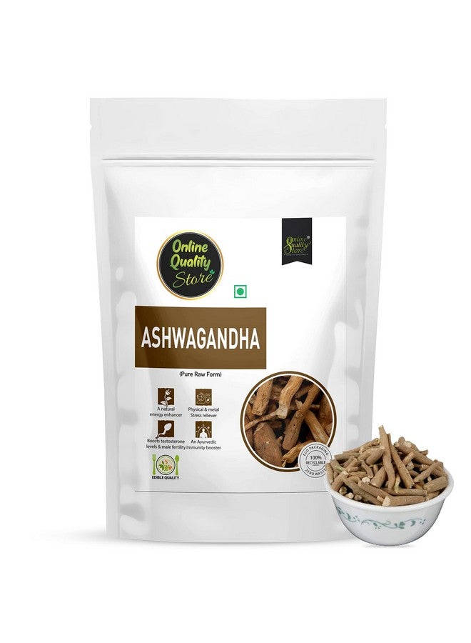 Online Quality Store Ashwagandha Root 100g |Ashwagandha Ayurvedic Aushadhi |Withania Somnifera |Indian Ginseng | Ashwagandha Jadi Buti Sticks for boost immunity, Height Growth & Stress Relief - Image 1