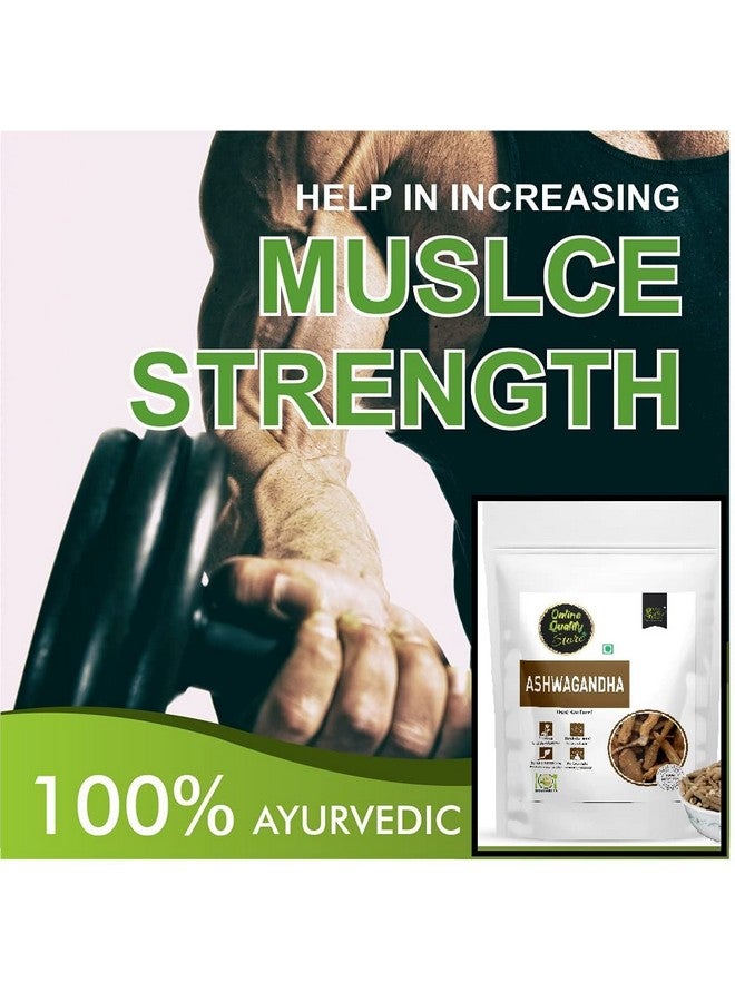 Online Quality Store Ashwagandha Root 100g |Ashwagandha Ayurvedic Aushadhi |Withania Somnifera |Indian Ginseng | Ashwagandha Jadi Buti Sticks for boost immunity, Height Growth & Stress Relief - Image 3