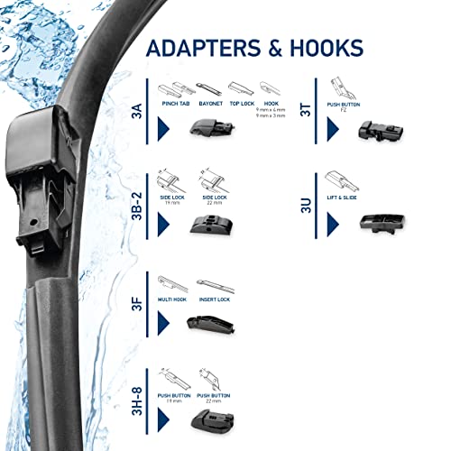 HELLA شفرة مساحات HELLA 358054181 CLEANTECH، 18 بوصة، مفردة، عبوة واحدة - Image 3