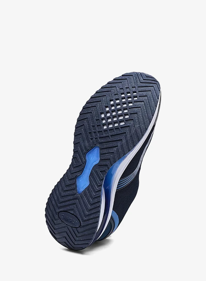 Campus Navy Men Flutter Motion Massage Lace-Up Running Shoes-Navy for Men | Best Price UAE