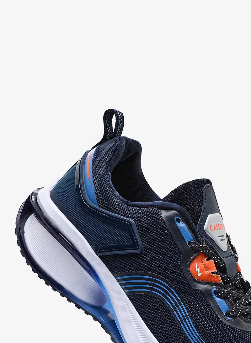 Campus Navy Men Flutter Motion Massage Lace-Up Running Shoes-Navy for Men | Best Price UAE