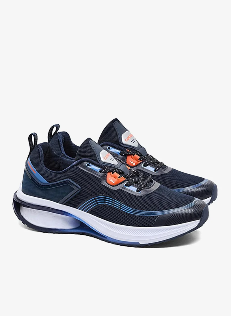 Campus Navy Men Flutter Motion Massage Lace-Up Running Shoes-Navy for Men | Best Price UAE